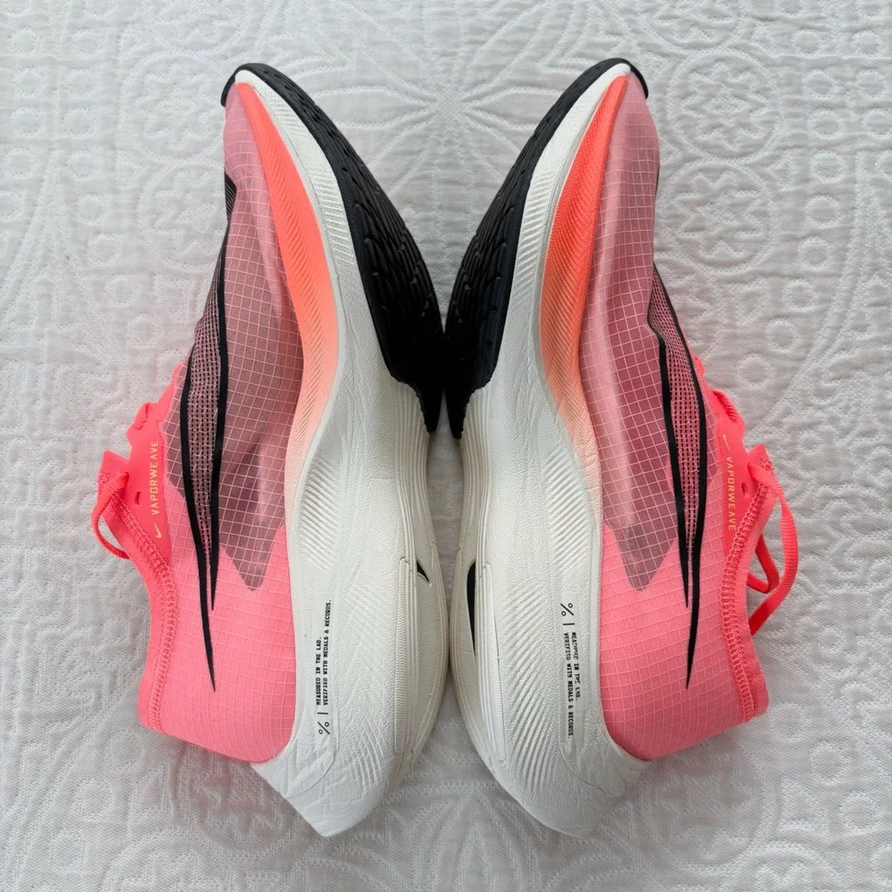 Nike Air Zoom Vaporfly Next% Running Shoes, Bright Mango Sz 6.5 Men